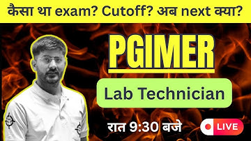 PGIMER LAB Technician  Paper solution 2025 #junior_technician_Lab #2025