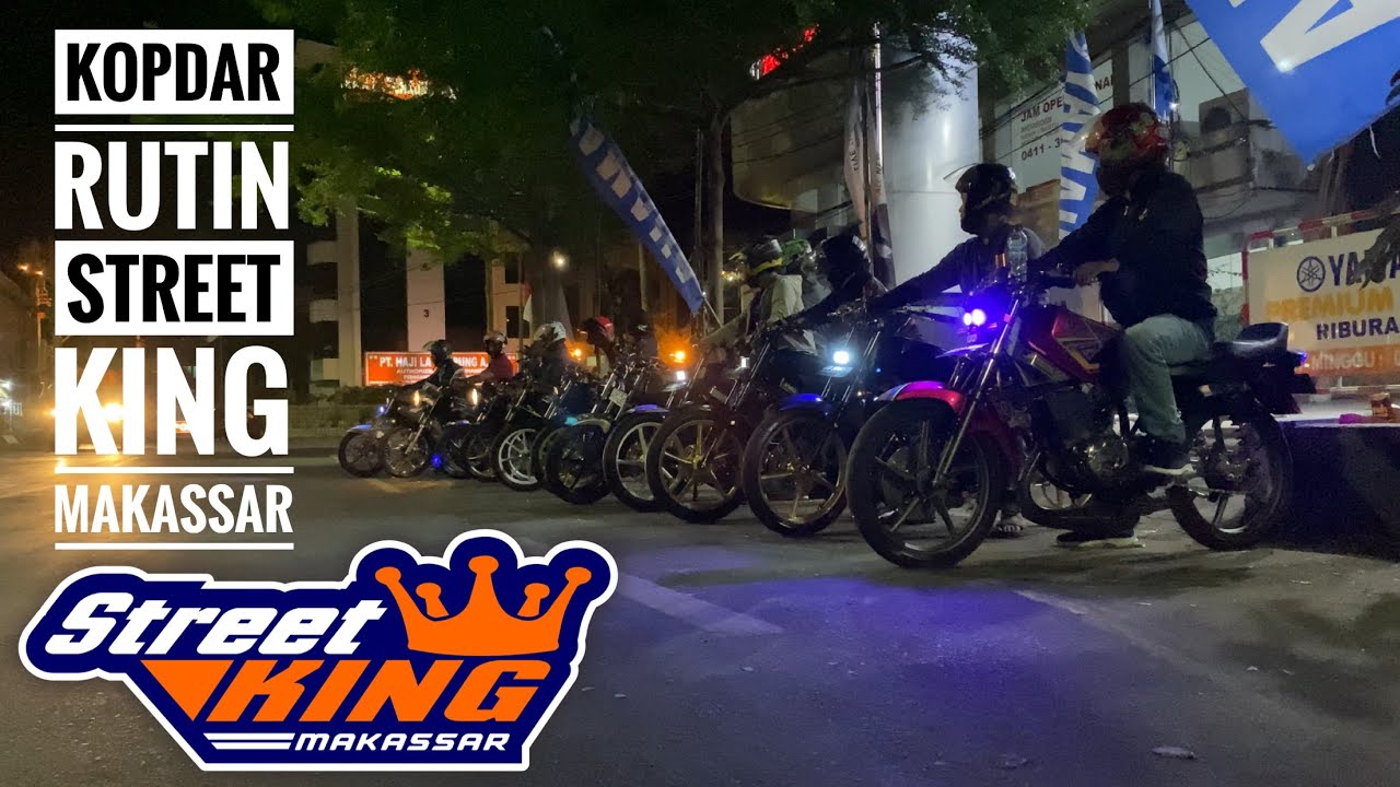 STREET KING MAKASSAR (motor RX KING VIRAL 180 juta ikut kopdar juga