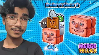 Merge fellas MIX BRAINROT italian+indonesian GAMEPLAY part 150 #live #mergefellas #italianbrainrot