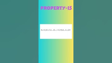 Properties of Binomial Coefficients part-3 #jee2024 #jeeadvanced #jeemains #mathematics #IIT