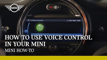 How to use voice control in your MINI |  MINI How-To