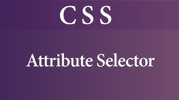 Attribute Selector in CSS (Hindi)