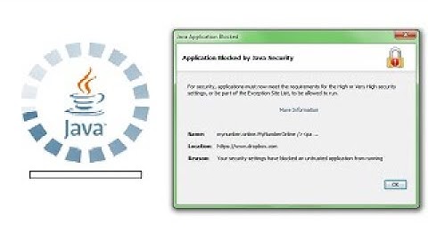 How to fix Application block by Java security