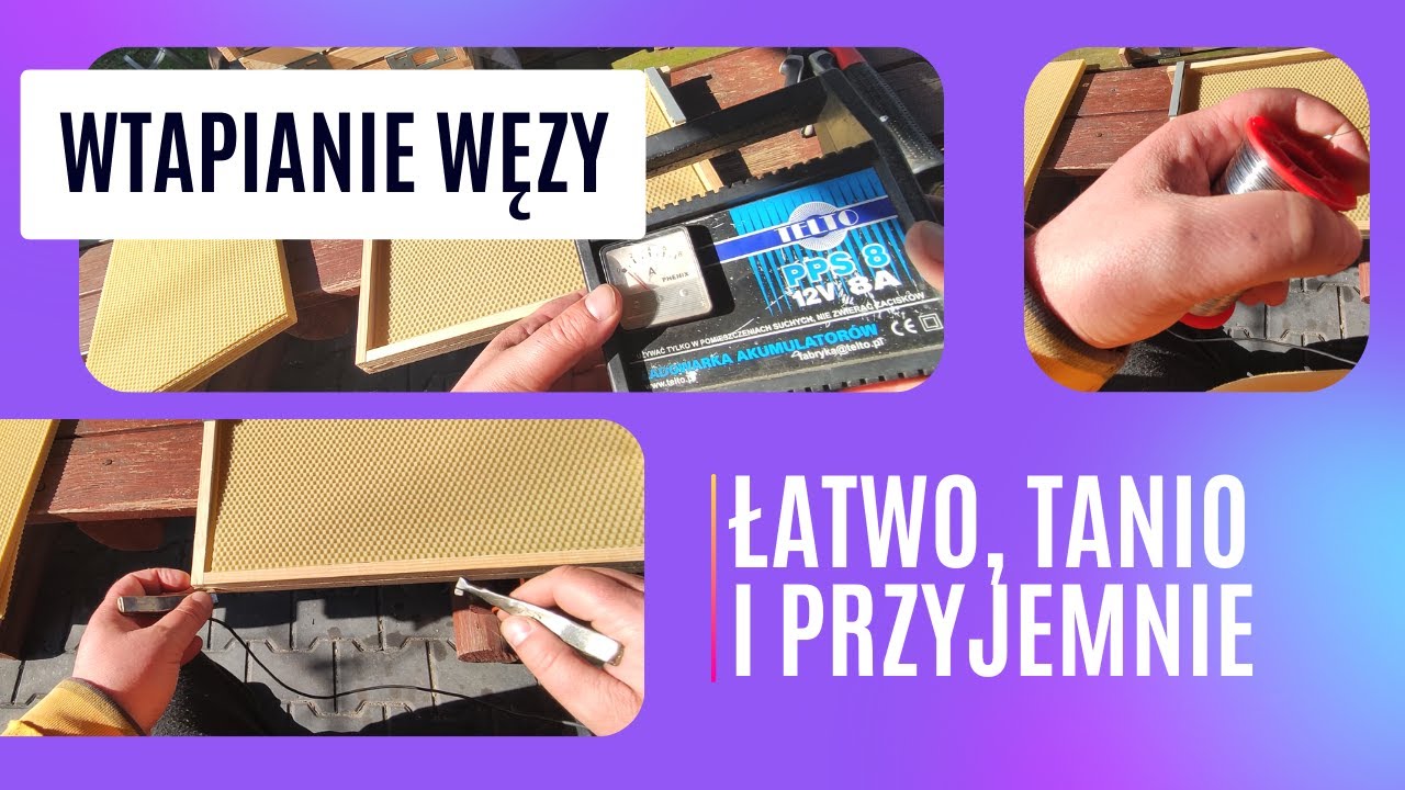 Wtapianie węzy starym prostownikiem. Łatwo, tanio, szybko i przyjemnie.