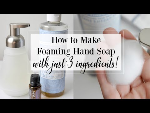 How to Make Foaming Hand Soap - Bumblebee Apothecary