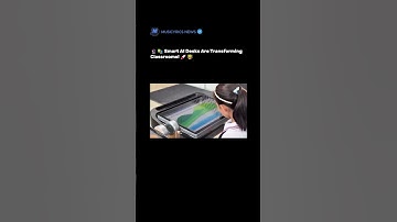 🔮📚 Smart AI Desks Are Transforming Classrooms! 🚀👩‍🏫