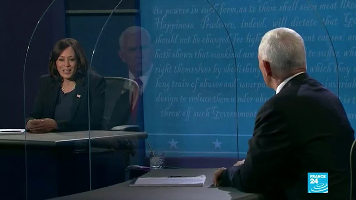 Etats-Unis : un débat de fond entre les colistiers Kamala Harris et Mike Pence