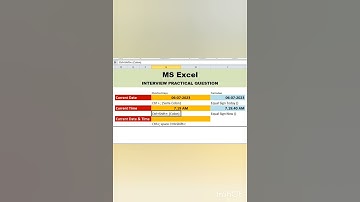MS Excel || Date &Time || Shortcut & Formula👍💫💯