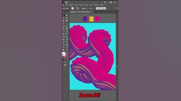 "Create a Fluid Color Abstract Background in Adobe Illustrator! 🎨🔥 #shorts  #shortsfeed #illustrator