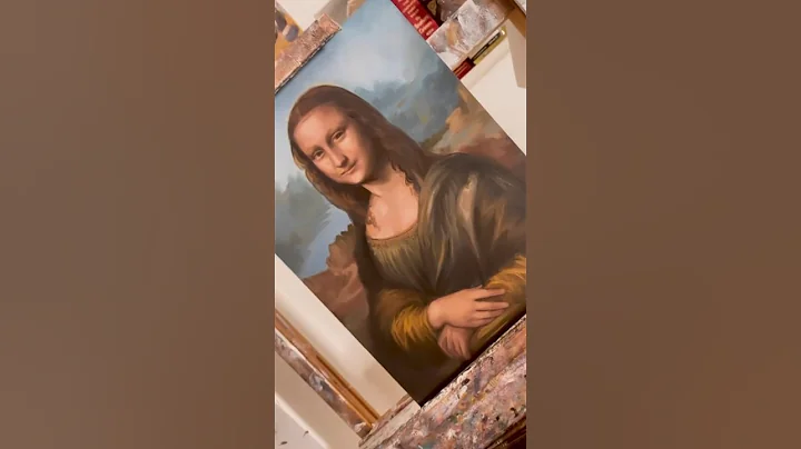 PAINTING THE ORIGINAL MONA LISA ✨ #artchallenge