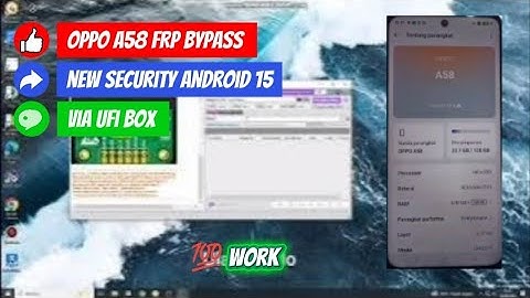 OPPO A58 FRP BYPASS NEW SECURITY ANDROID 15 