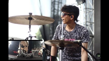 AFTERCOMA - BERONTAK LIVE INDIEBASH (DRUM CAM)