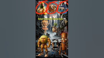 Only 0.5% can Find the Hidden Stickers 👀 #oddoneout #challenge #quiz