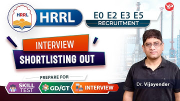 Prepare for Skill test & Interview for Junior Executive chemical HRRL Recruitment 2025