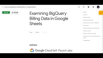 Examining BigQuery Billing Data in Google Sheets