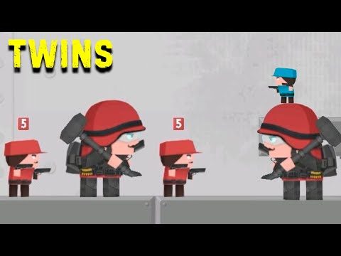 Видео: Два Гиганта против армии TWINS Clone Armies Tactical Army Game