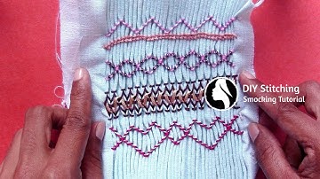 DIY Stitching Tutorial for Beginners - 02 | Smocking Patterns