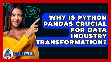 Why Is Python Pandas Crucial For Data Industry Transformation? - Next LVL Programming