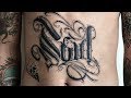 Calligraphy - Tattoo Timelapse