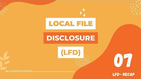 Local File Disclosure | Introduction to Bug Bounty Hunting | Recap #bugbountyhunter #freecourse