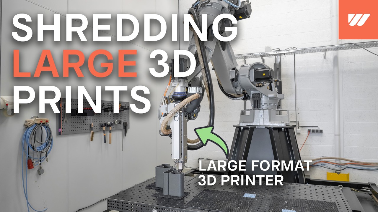 Измельчение отходов крупноформатной 3D-печати с помощью WEIMA WLK 4 @CEADGroup