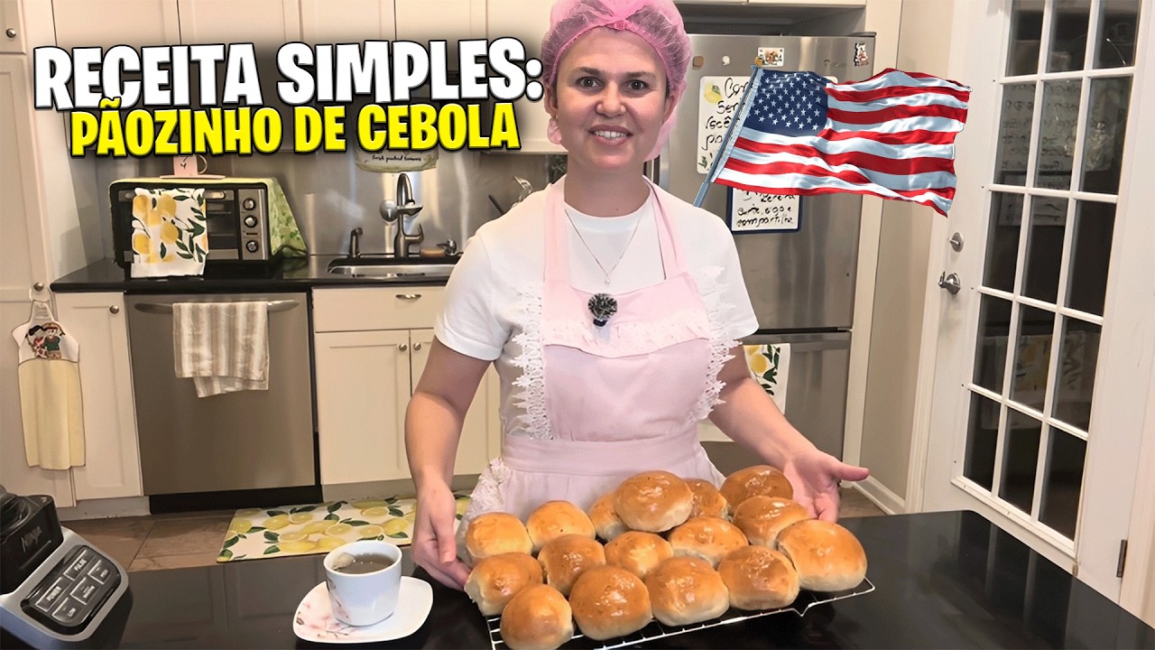 PÃOZINHO DE CEBOLA CASEIRO 🧅 | FÁCIL E DELICIOSO