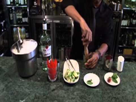 How to make a Strawberry mojito at Brasserie sixty6 restaurant in Dublin