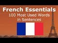 100 Most Used French Words in Sentences