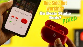 How To Fix: Beats Studio Buds One Side Not Working! [Left Or Right]