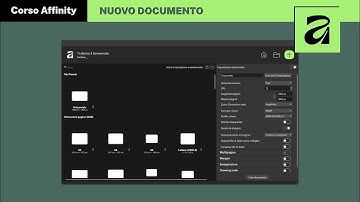 Creare e impostare un NUOVO DOCUMENTO con Affinity