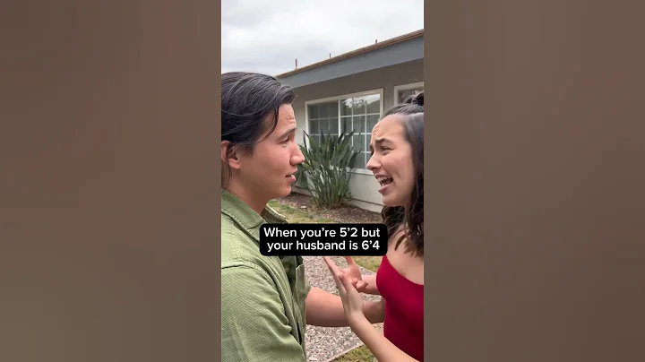 Our height difference…. 😳 #couple #shorts