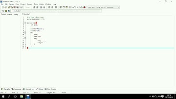 Ngoding segitiga siku siku menggunakan Do While
