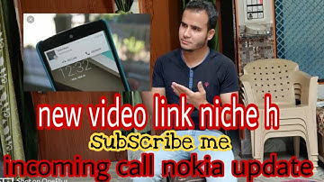 Nokia 5.1 plus not show INCOMING CALL || follow this rules