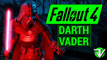 FALLOUT 4: Star Wars DARTH VADER Mods! (Red Lightsaber, Darth Vader Helmet, and more!)