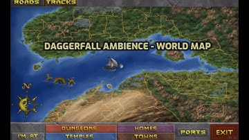Daggerfall Ambience - World Map (Elder Scrolls, Part II)