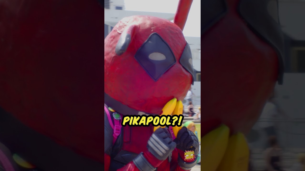 Deadpool and... Pikachu Deadpool?! ⚡ #shorts #cosplay #deadpool