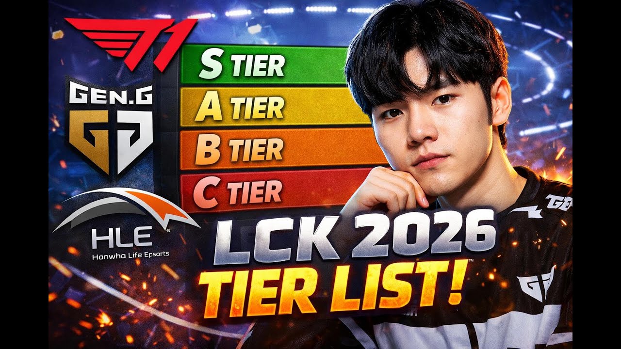 TOP 5 ECHIPE LCK 2026