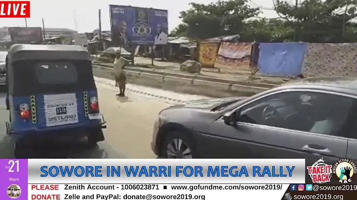LIVE: #Sowore2019 #TakeitBackTV Omoyele Sowore In Warri for Mega Rally #AACParty