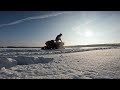 Квадроцикл на гусеницах Polaris atv snow