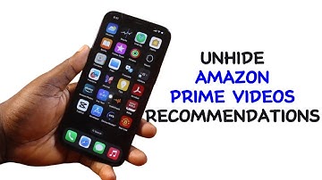 How to Unhide Amazon Prime Video Recommendation Videos