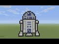 Minecraft Pixel Art - R2-D2 From Star Wars