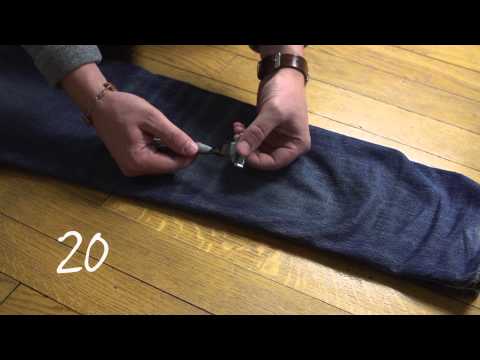 Video: Sådan Sys Du En Taske Ud Af Gamle Jeans