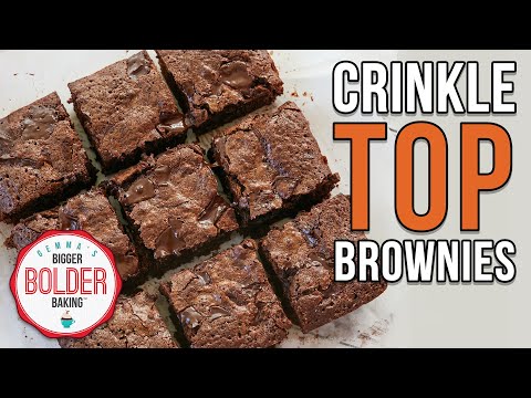 The Secret To Crinkle Top Brownies