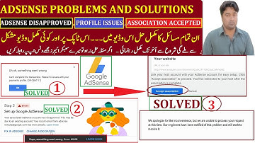 google adsense disapproved ,  Oops, something went wrong.error: AS-01 , profile not summited adsense