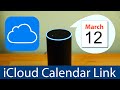 Link Calendar to Alexa - Amazon Echo Apple Calendar Integration