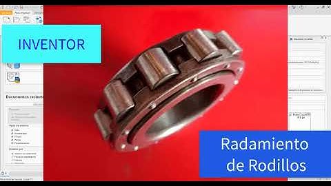 Inventor - Rodamiento de Rodillos