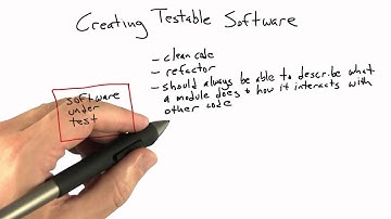 Creating Testable Software - Software Testing