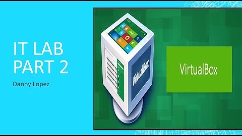 Setting up Virtual Box Server with DHCP and Windows 10 computer Part 2