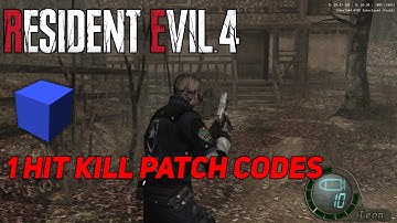 Resident Evil 4 1 Hit Kill Patch Codes AetherSx2 | Resident Evil 4 Hit Death (Enemies) | RE4 Cheat