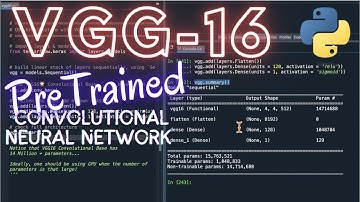#Python | PreTrained VGG-16 model (Visual Geometry Group)  | #VGG16 #Tensorflow #Convolutional
